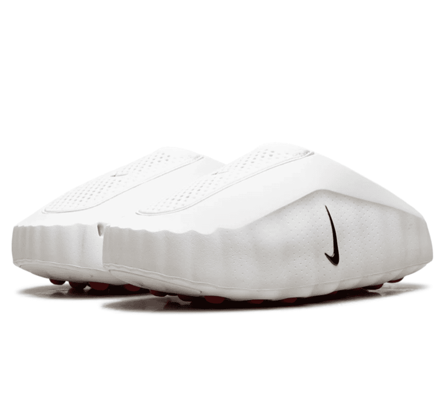 Nike Mind 001 White HQ4307-101 seitliche Ansicht mit Obsidian Swoosh