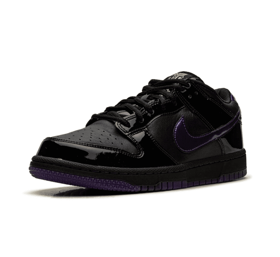 Nike Dunk Low Protro Kobe Bryant FC Barcelona Black Field Purple IV7508-001 einzelner Sneaker seitlich