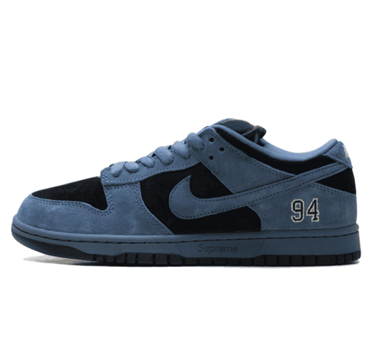Nike SB Dunk Low x Supreme ＂Ocean Fog＂ - schwarz blauer Sneaker