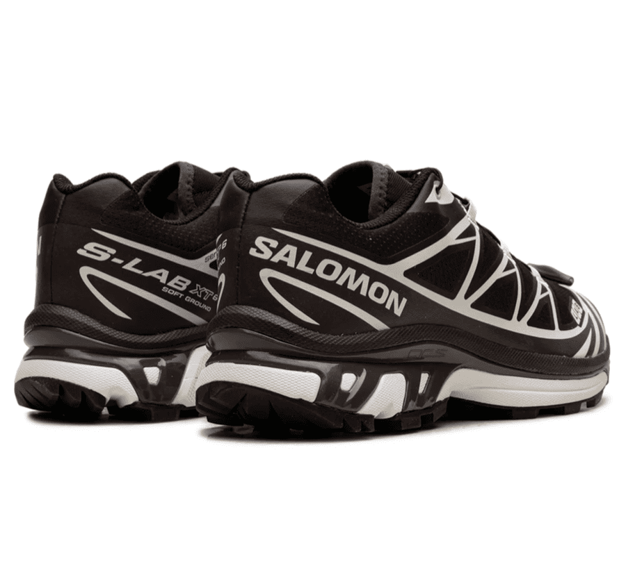 Salomon XT-6 Coffee French Roast L47866100 Paar hinten mit technischen Verstärkungen
