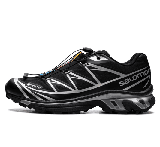 Salomon XT-6 Gore-Tex Black Silver Sneaker Seitenansicht