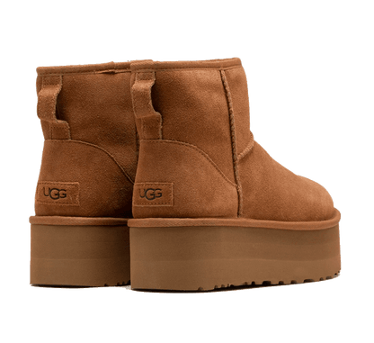 UGG Classic Mini Plateau Chestnut