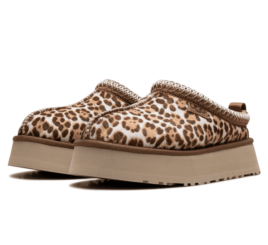UGG Tazz Slipper Felicity Leopard Jasmine (W) - beige brauner leopard Slipper