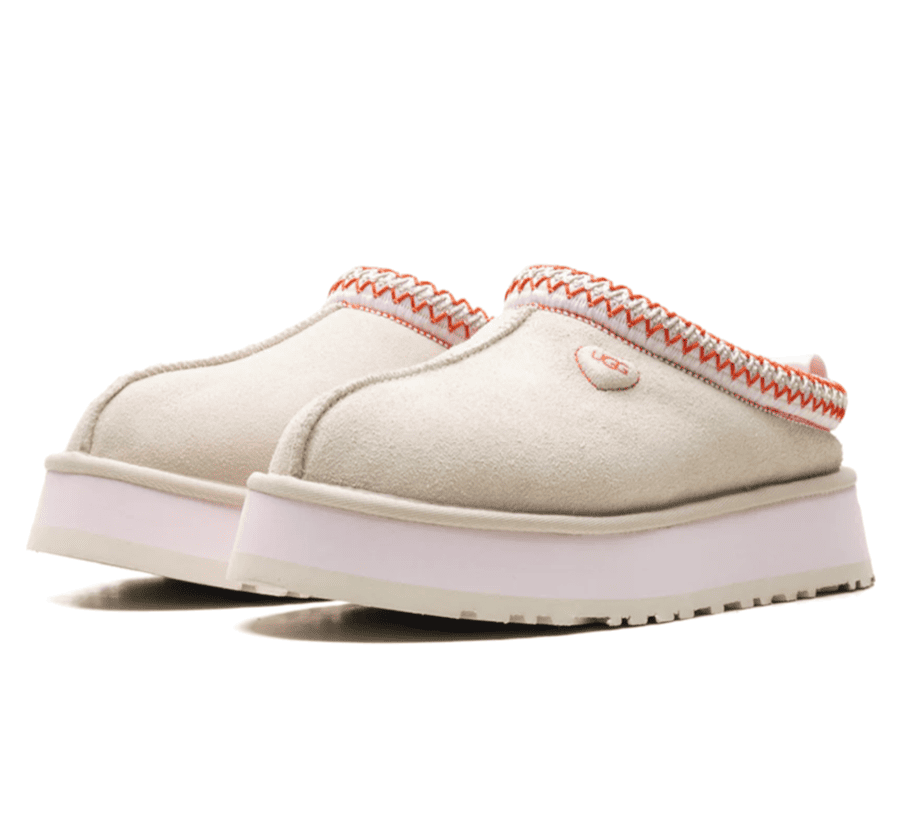 UGG Tazz Slipper Love '26 Sea Salt Rosetta (W) - beige rosaner Slipper