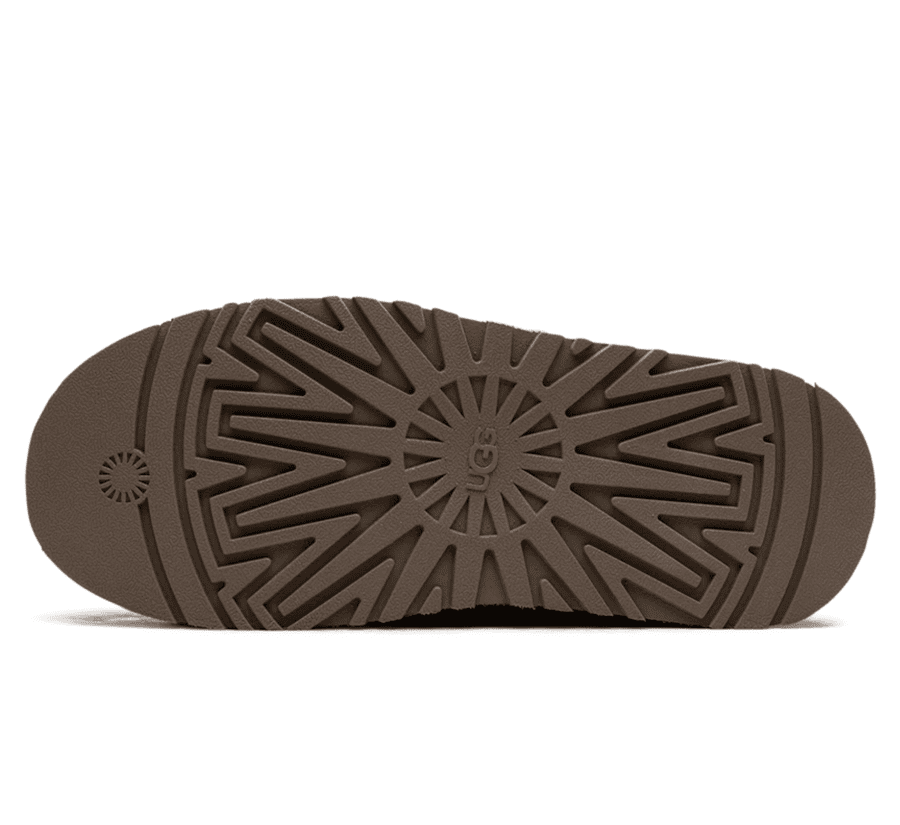 UGG Tazz Slipper Maxi Curly Chestnut (W) - brauner Slipper