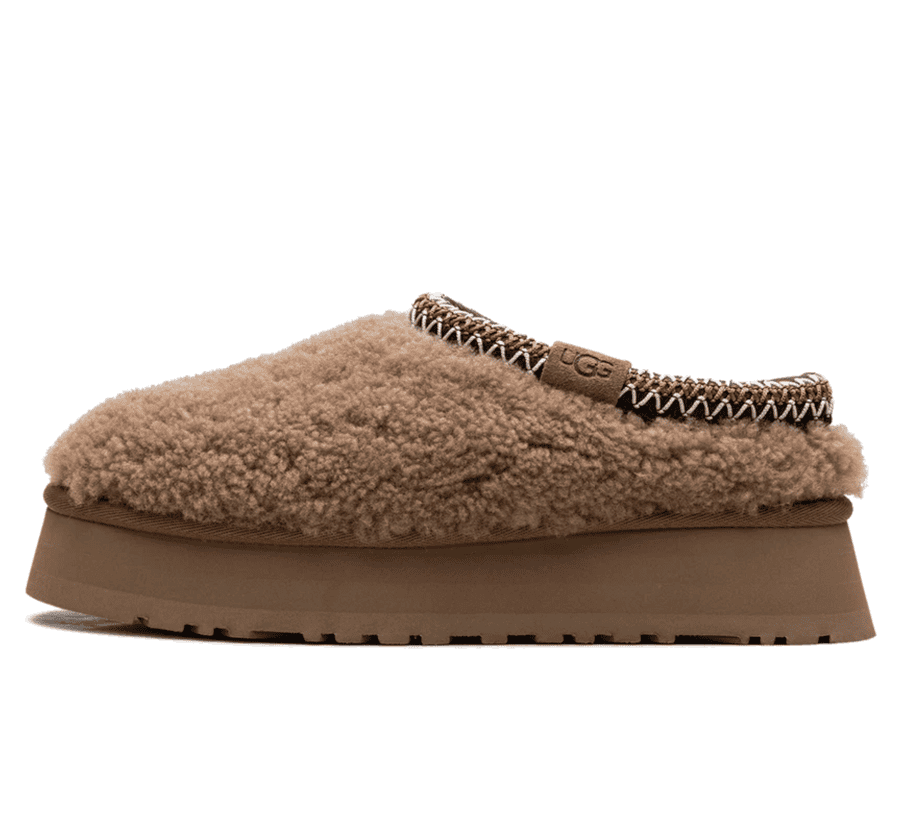UGG Tazz Slipper Maxi Curly Chestnut (W) - brauner Slipper