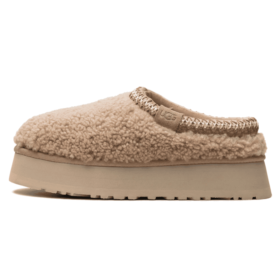UGG Tazz Slipper Maxi Curly Sand (W) - beiger Slipper