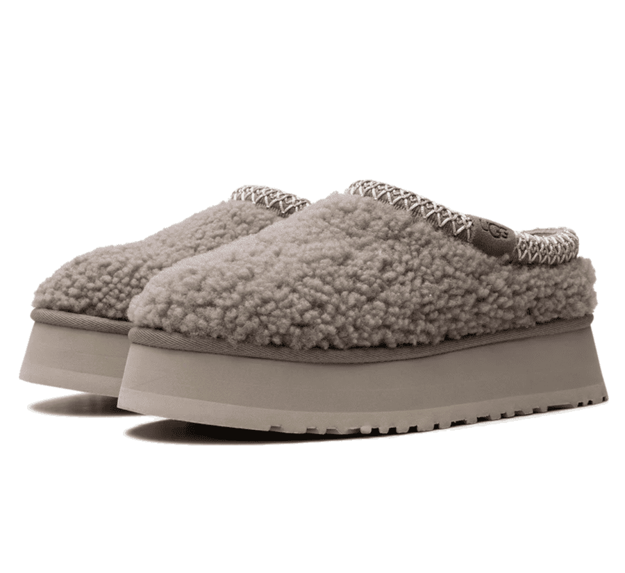 UGG Tazz Slipper Maxi Curly Smoke Plume (W) - braun beiger Slipper