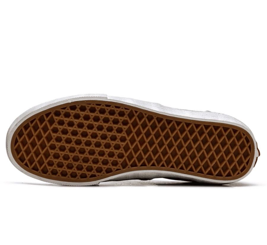 Vans Era Supreme x Mike Kelley Grey VN00110ABLU Outsole unten mit Vans Waffelprofil