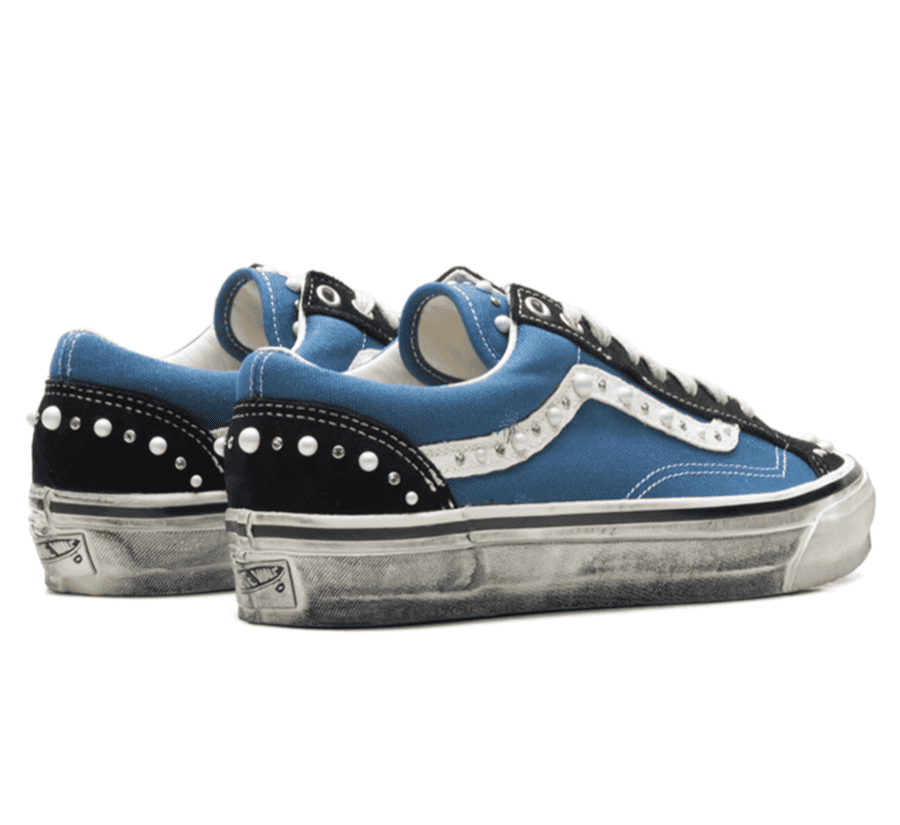 Vans Old Skool 36 Pearlized Pack Navy Blue Sneaker Paar hinten