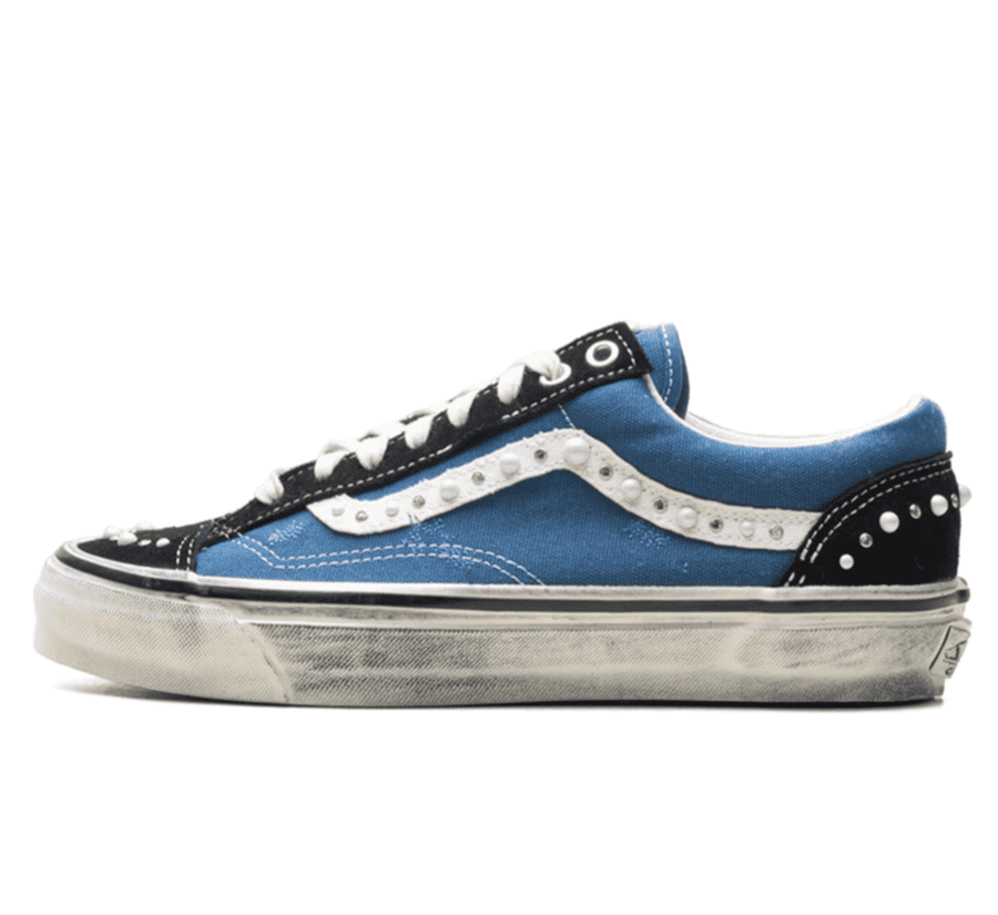Vans Old Skool 36 Pearlized Pack Navy Blue Sneaker Paar vorne Perspective