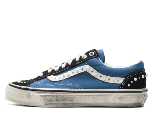 Vans Old Skool 36 Pearlized Pack Navy Blue Sneaker Paar vorne Perspective
