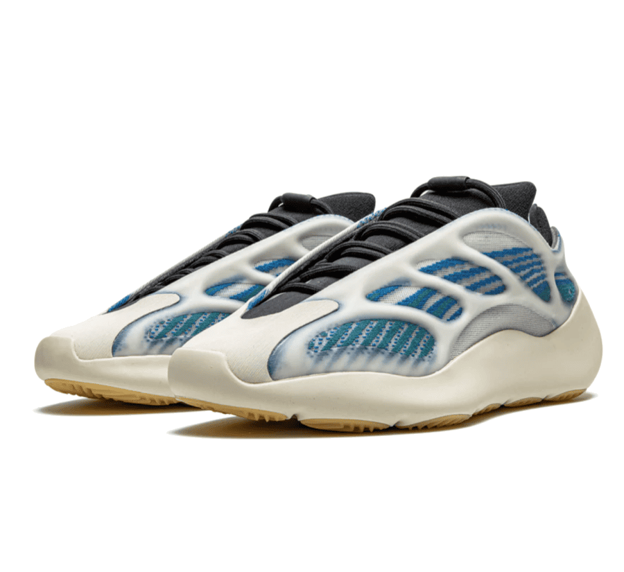 Yeezy 700 V3 Kyanite - weiß blauer Sneaker