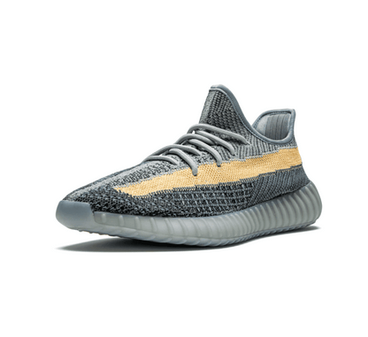 Yeezy Boost 350 V2 Ash Blue - blau gelber Sneaker