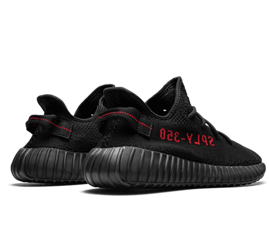 Yeezy Boost 350 V2 Black Red - schwarz roter Sneaker