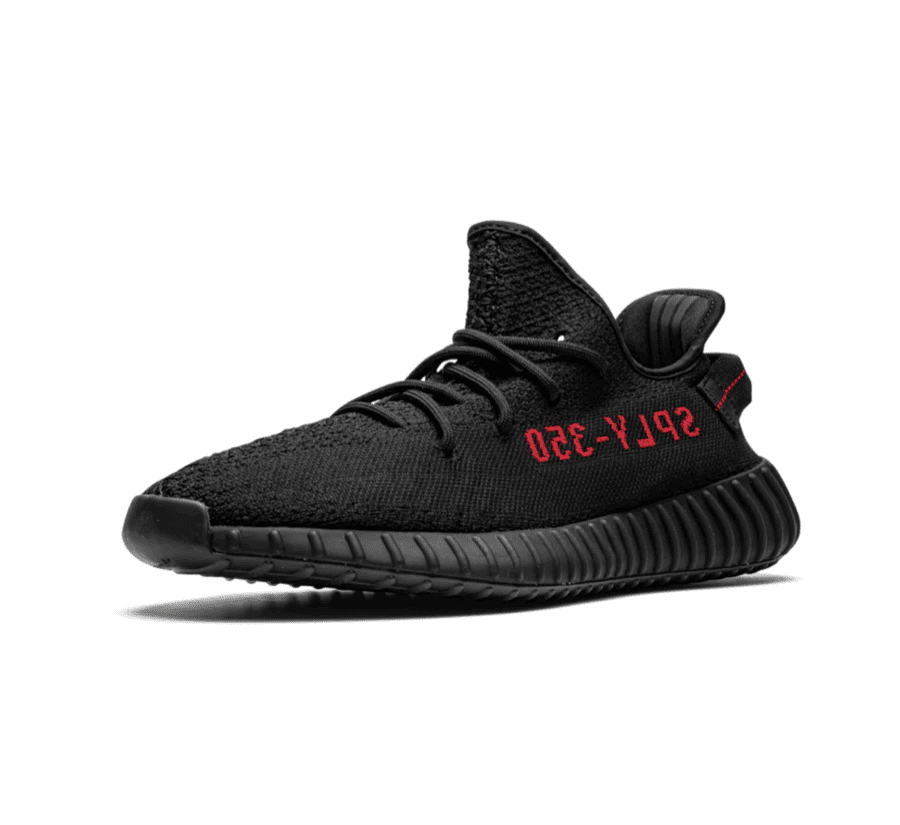 Yeezy Boost 350 V2 Black Red - schwarz roter Sneaker