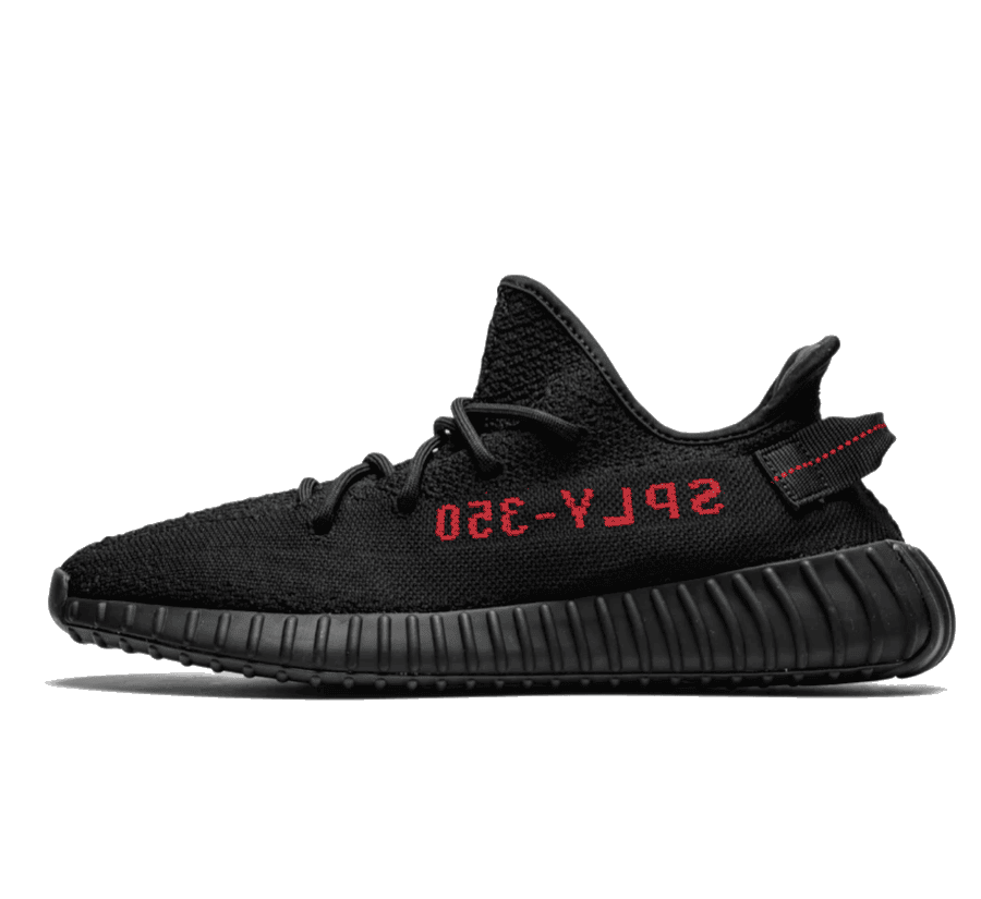 Yeezy Boost 350 V2 Black Red - schwarz roter Sneaker