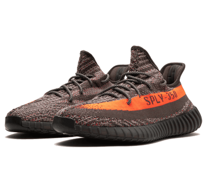 Yeezy Boost 350 V2 Carbon Beluga - grau schwarz orangener Sneaker
