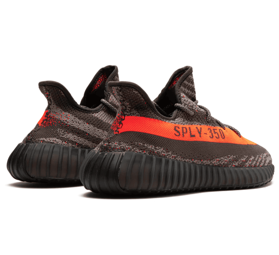 Yeezy Boost 350 V2 Carbon Beluga - grau schwarz orangener Sneaker