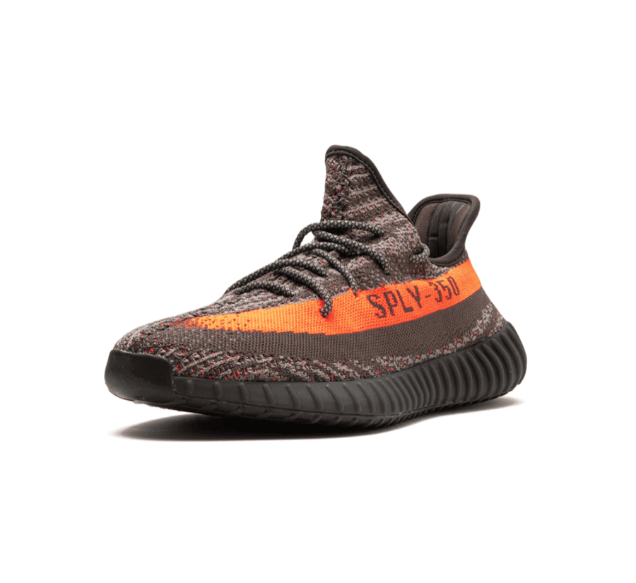 Yeezy Boost 350 V2 Carbon Beluga - grau schwarz orangener Sneaker