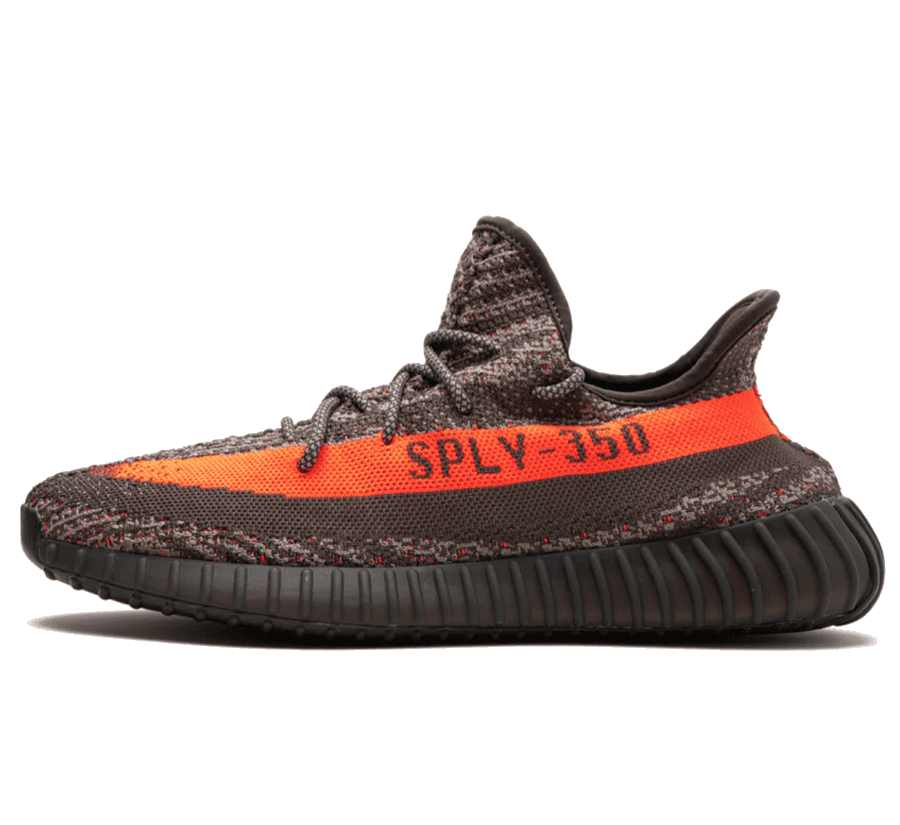 Yeezy Boost 350 V2 Carbon Beluga - grau schwarz orangener Sneaker
