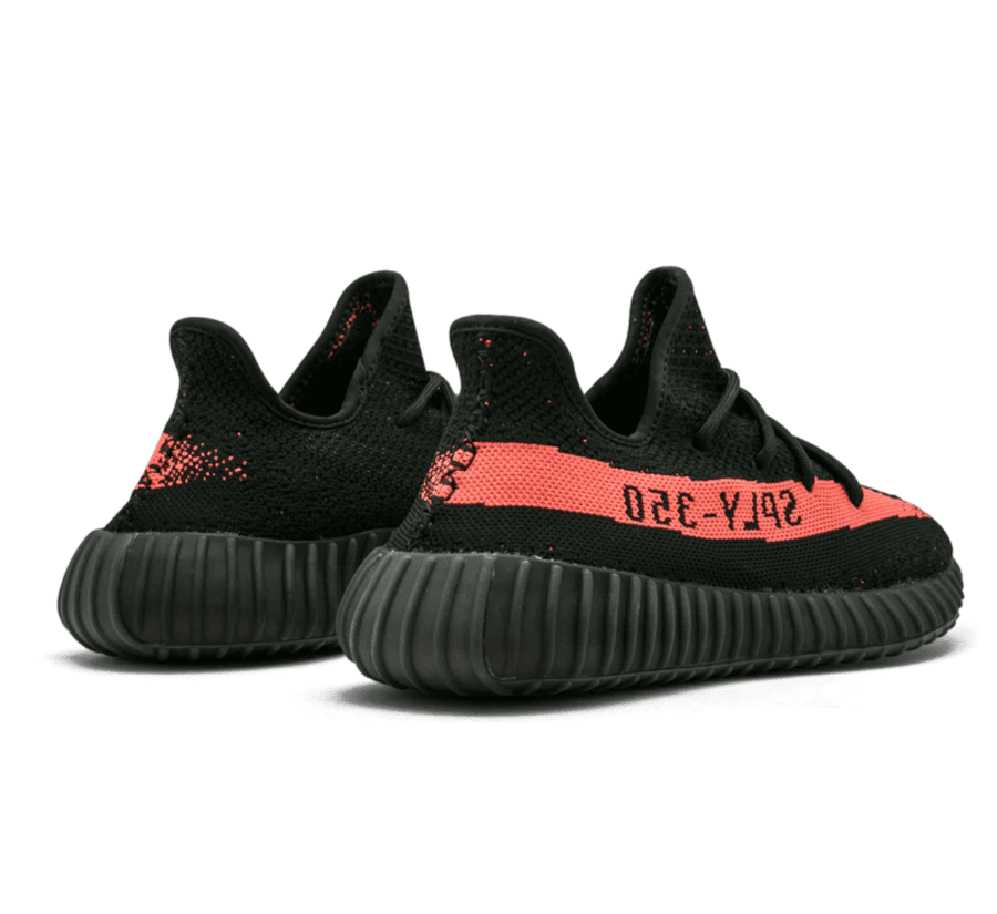 Yeezy Boost 350 V2 Core Black Red - schwarz roter Sneaker
