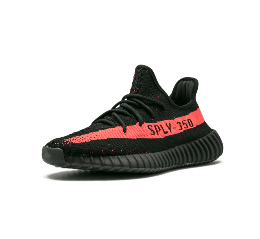 Yeezy Boost 350 V2 Core Black Red - schwarz roter Sneaker
