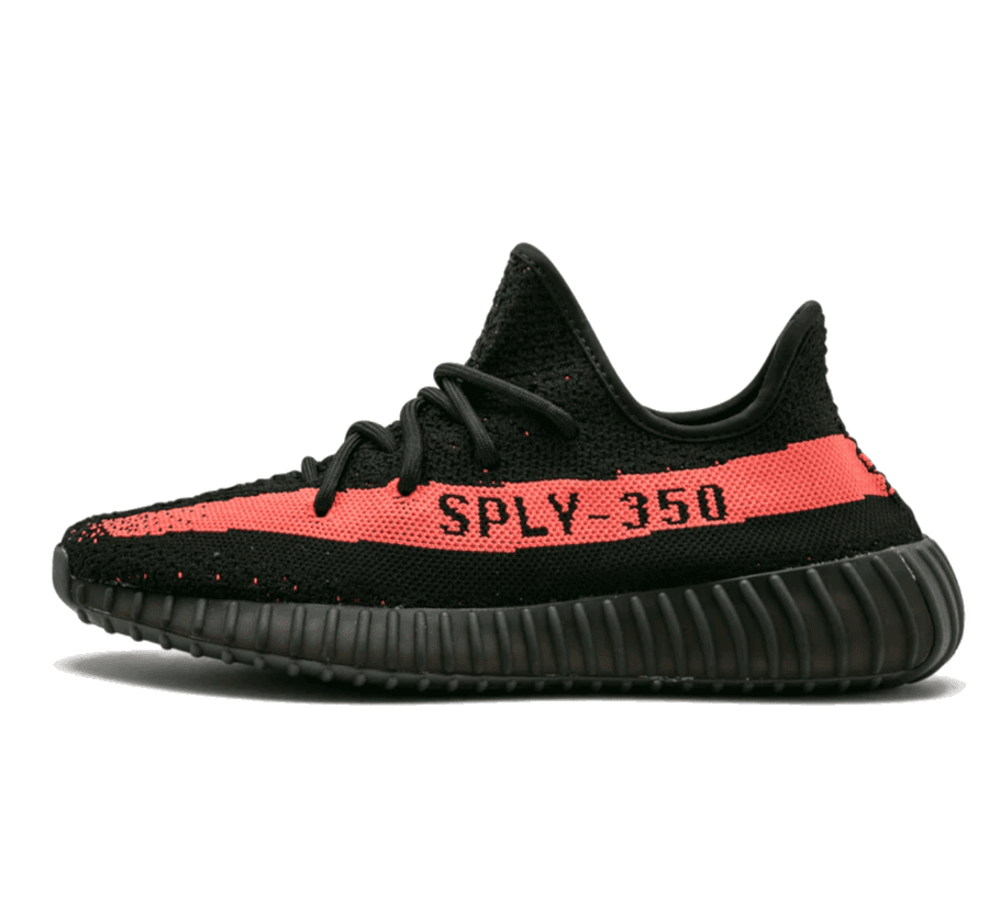 Yeezy Boost 350 V2 Core Black Red - schwarz roter Sneaker