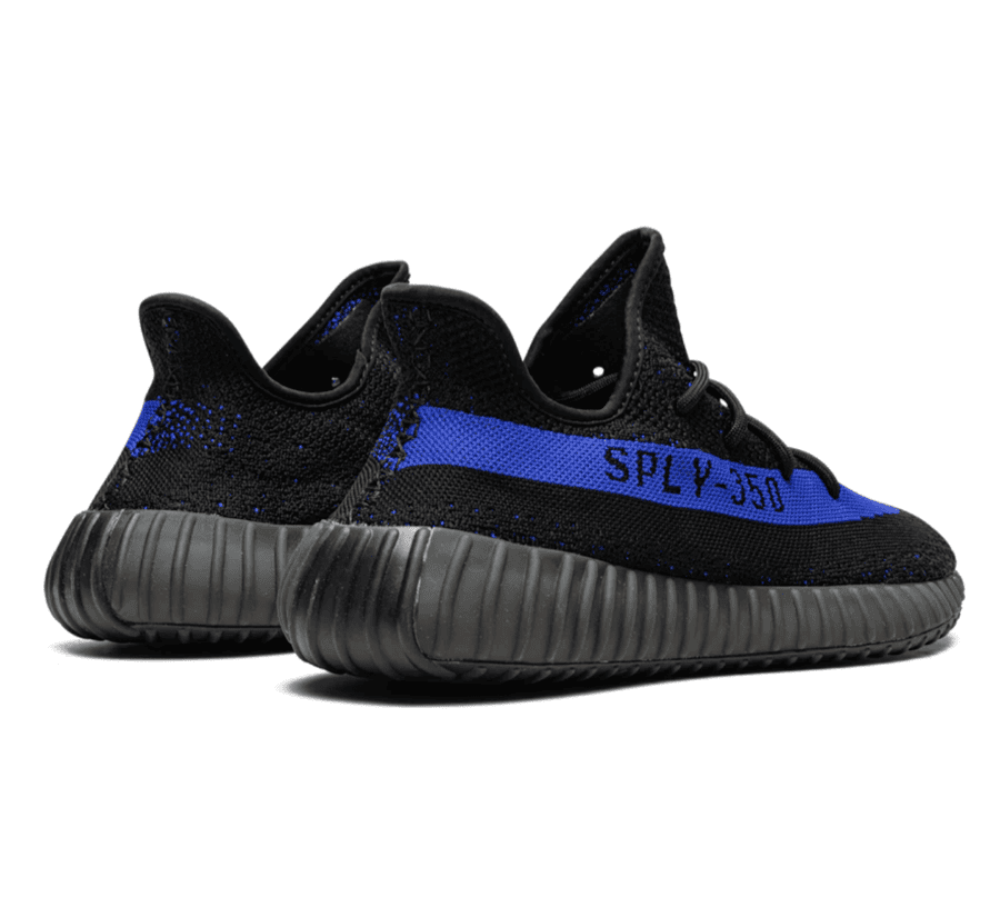 Yeezy Boost 350 V2 Dazzling Blue - schwarz blauer Sneaker