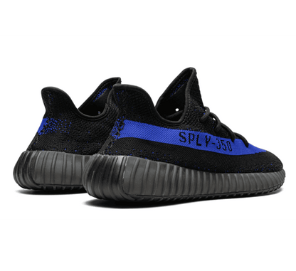 Yeezy Boost 350 V2 Dazzling Blue - schwarz blauer Sneaker
