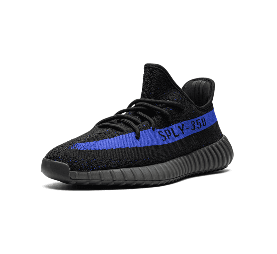 Yeezy Boost 350 V2 Dazzling Blue - schwarz blauer Sneaker