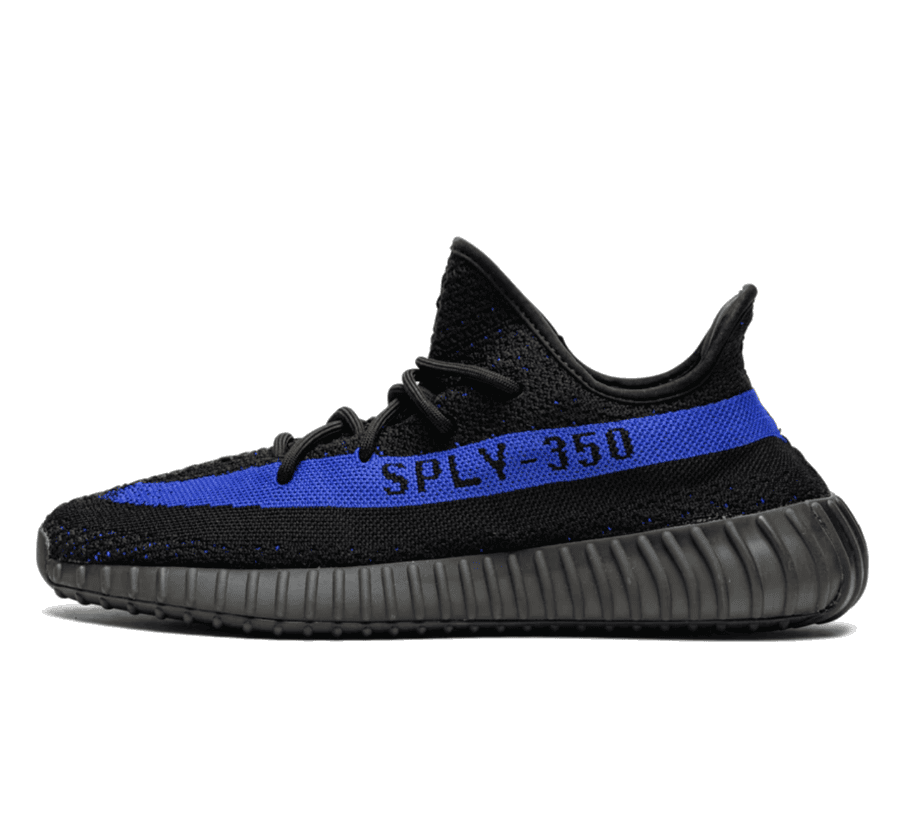 Yeezy Boost 350 V2 Dazzling Blue - schwarz blauer Sneaker