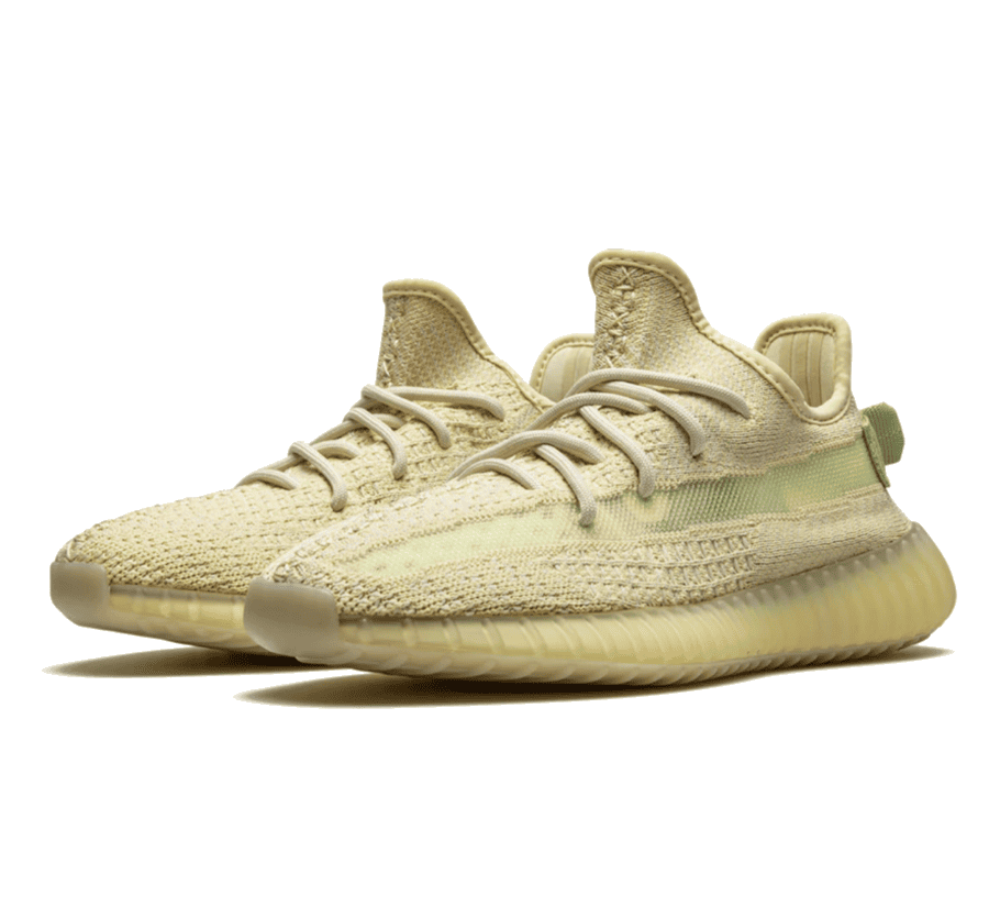 Yeezy Boost 350 V2 Flax - beige gelber Sneaker
