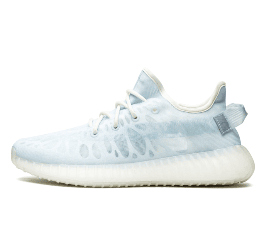 Yeezy Boost 350 V2 Mono Ice - blau weißer Sneaker