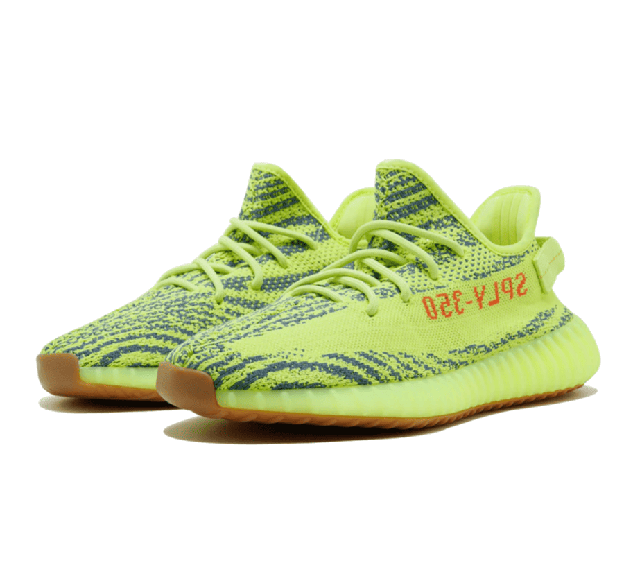 Yeezy Boost 350 V2 Semi Frozen Yellow - neon gelber Sneaker