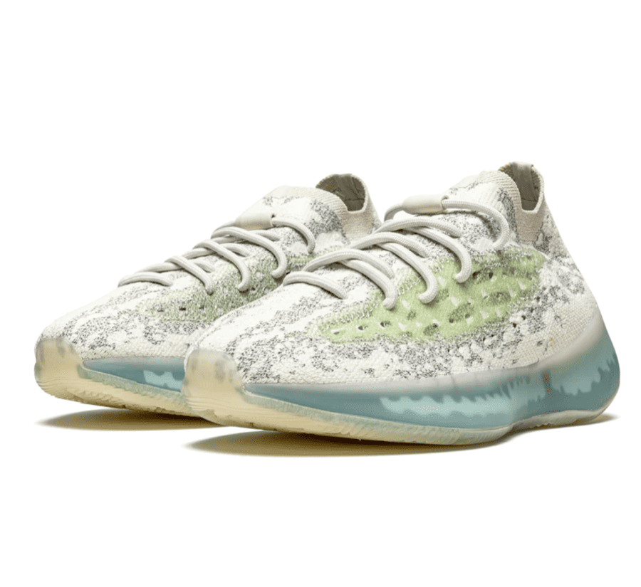 Yeezy Boost 380 Alien Blue - beige blau grüner Sneaker