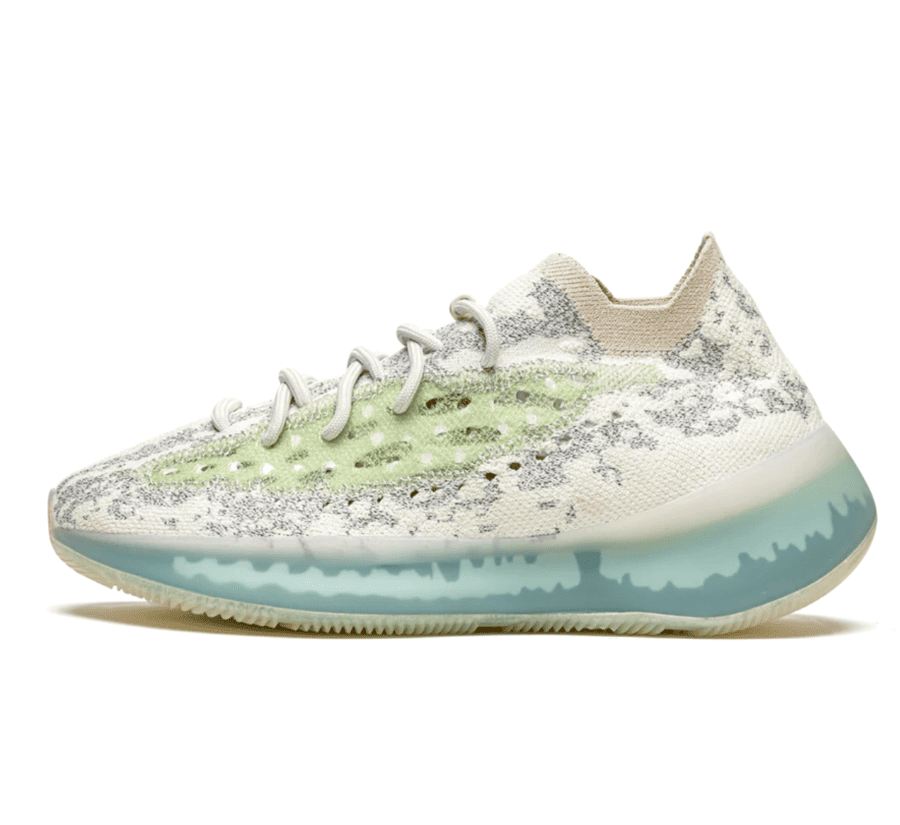 Yeezy Boost 380 Alien Blue - beige blau grüner Sneaker