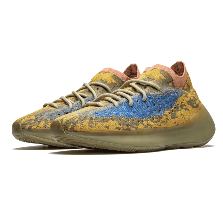 Yeezy Boost 380 Blue Oat - gelb blauer Sneaker
