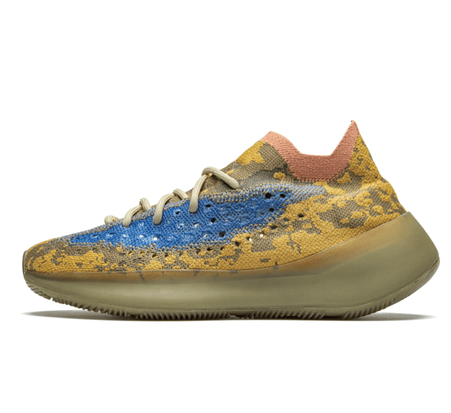 Yeezy Boost 380 Blue Oat - gelb blauer Sneaker