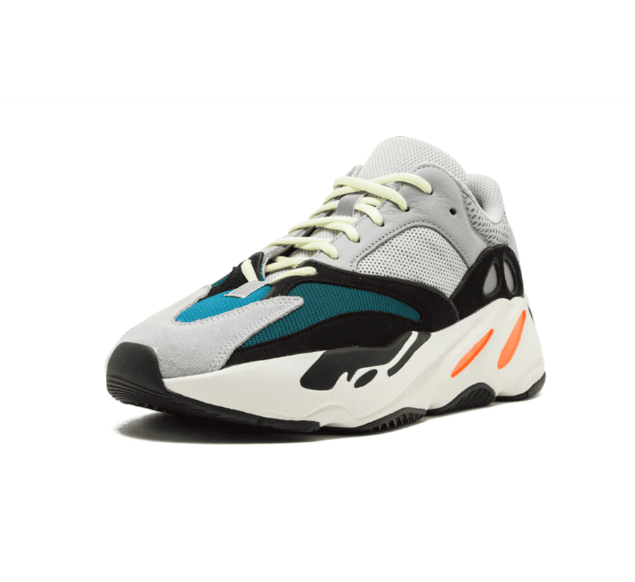Yeezy Boost 700 Waverunner - grau schwarz grün orangener Sneaker
