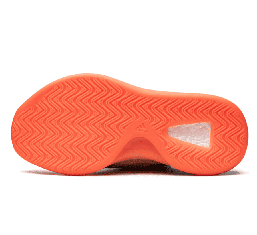 Yeezy QNTM Hi-Res Coral - orange grauer Sneaker