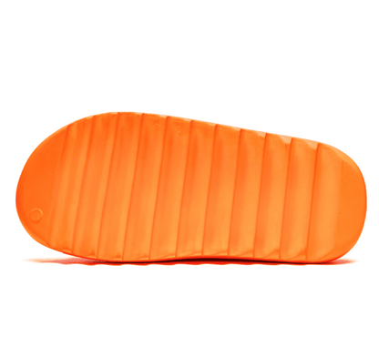 Yeezy Slide Enflame Orange - orangene Sandalen Slides