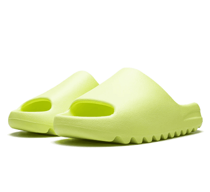 Yeezy Slide Glow Green - grün gelber Sandalen Slide