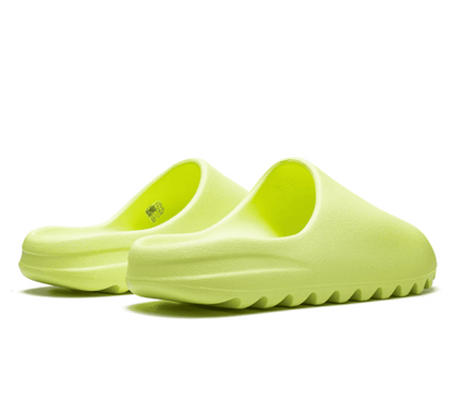 Yeezy Slide Glow Green - grün gelber Sandalen Slide