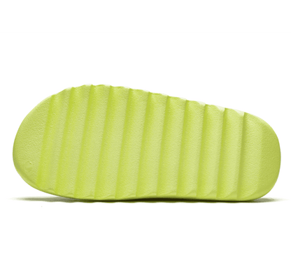 Yeezy Slide Glow Green - grün gelber Sandalen Slide