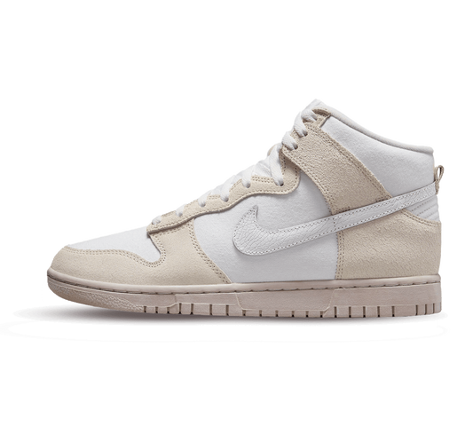 Nike Dunk High Cracked Leather Swoosh