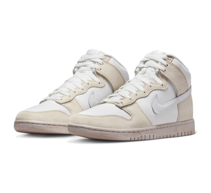 Nike Dunk High Cracked Leather Swoosh