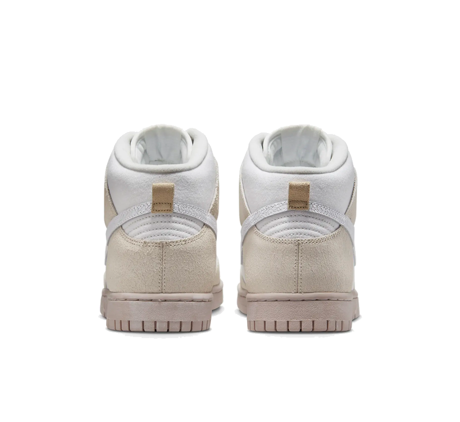 Nike Dunk High Cracked Leather Swoosh