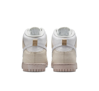 Nike Dunk High Cracked Leather Swoosh