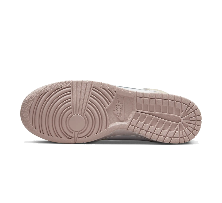 Nike Dunk High Cracked Leather Swoosh